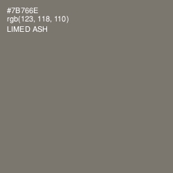 #7B766E - Limed Ash Color Image
